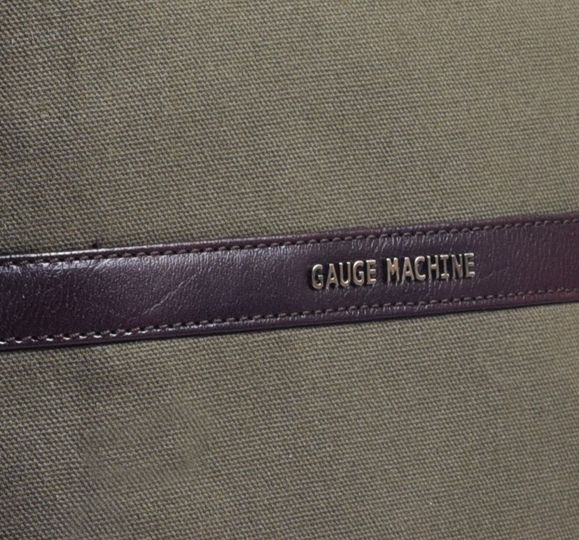 Gauge Machine Olive Backpack with Front Sleeve