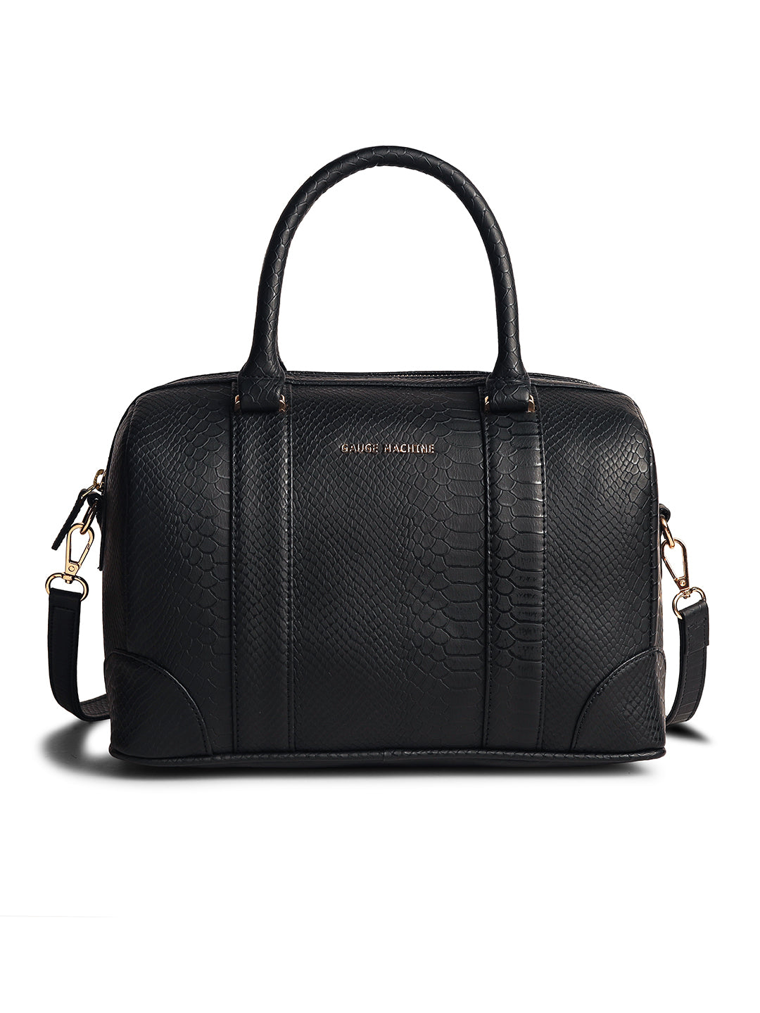 Gauge Machine Black Lounge Bowling Handbag Bag