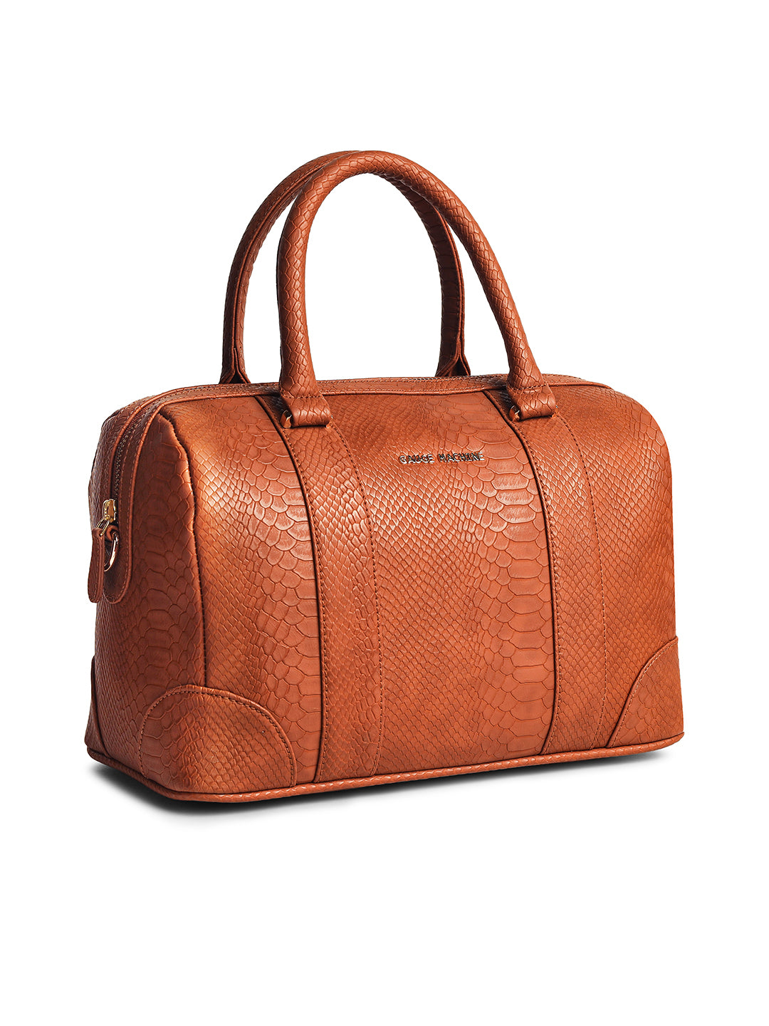 Gauge Machine Tan Lounge Bowling Handbag Bag