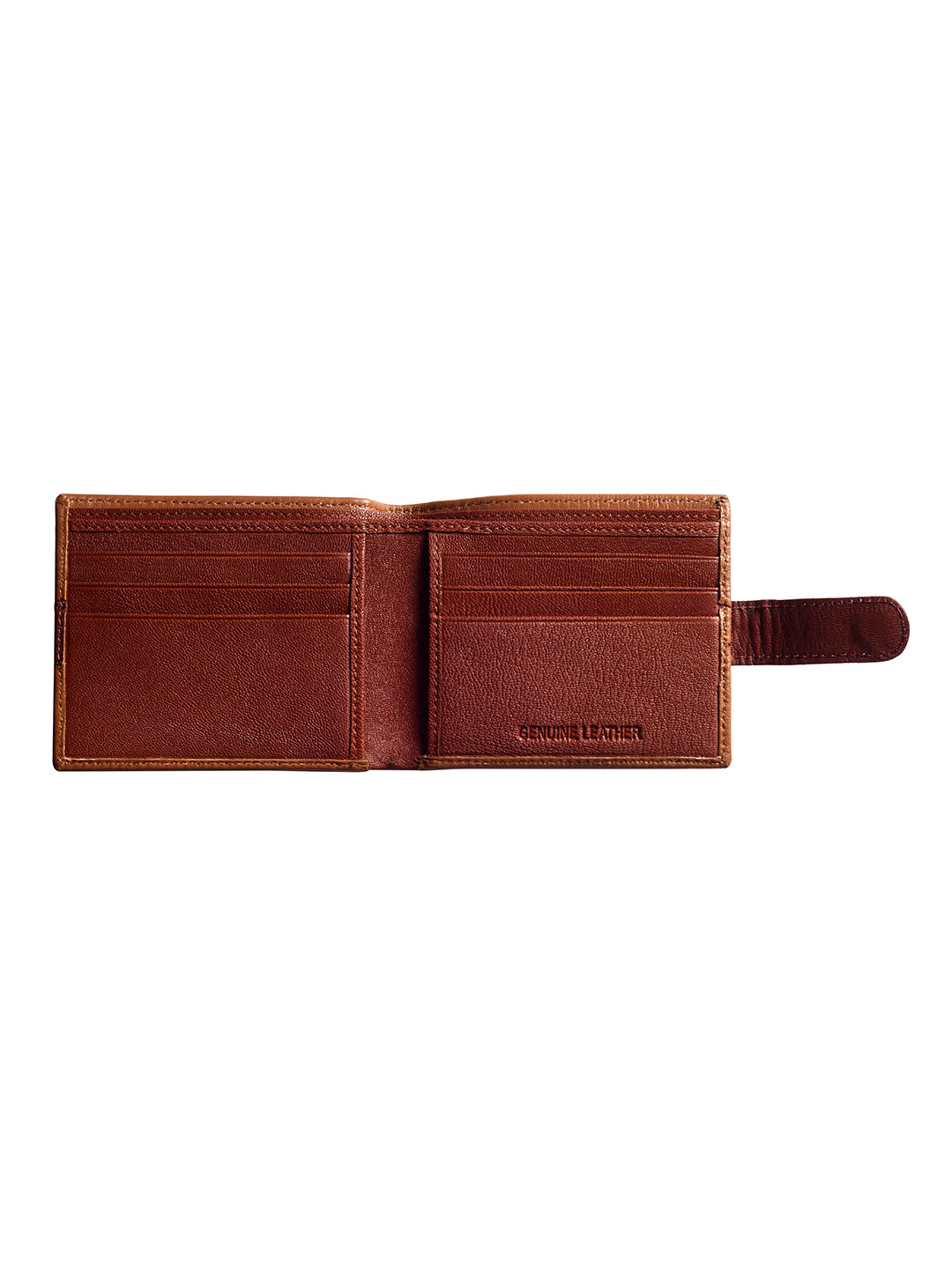 Colour Block Bi-fold wallet with magnet closer