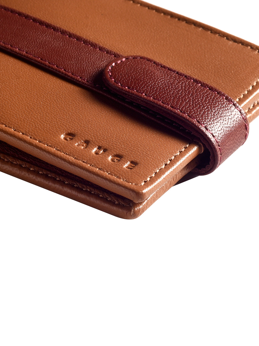 Colour Block Bi-fold wallet with magnet closer