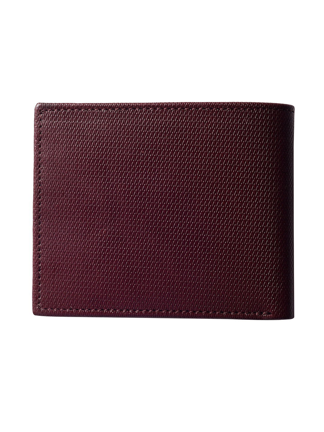 Brown Honeycomb Textured Bi-fold wallet