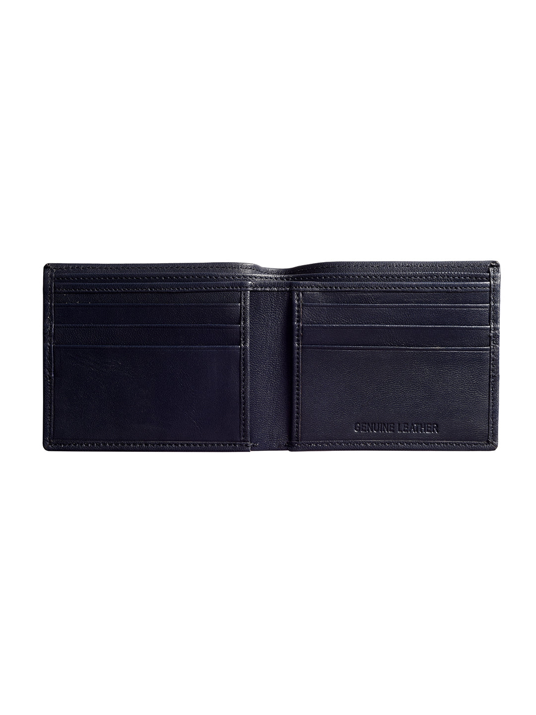 Navy Textured Bi-fold wallet