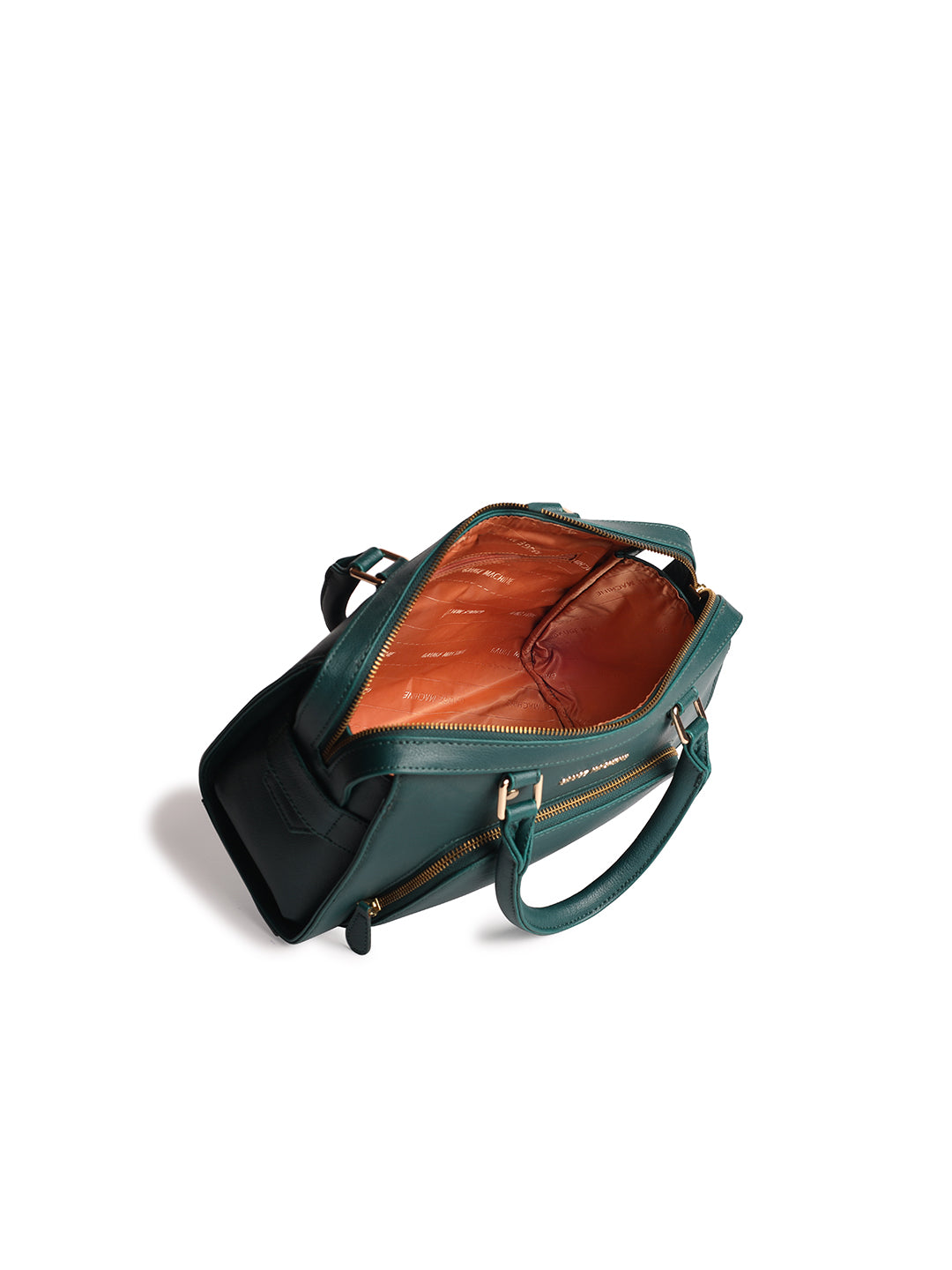 Urban Elegance Green Bowling Handbag