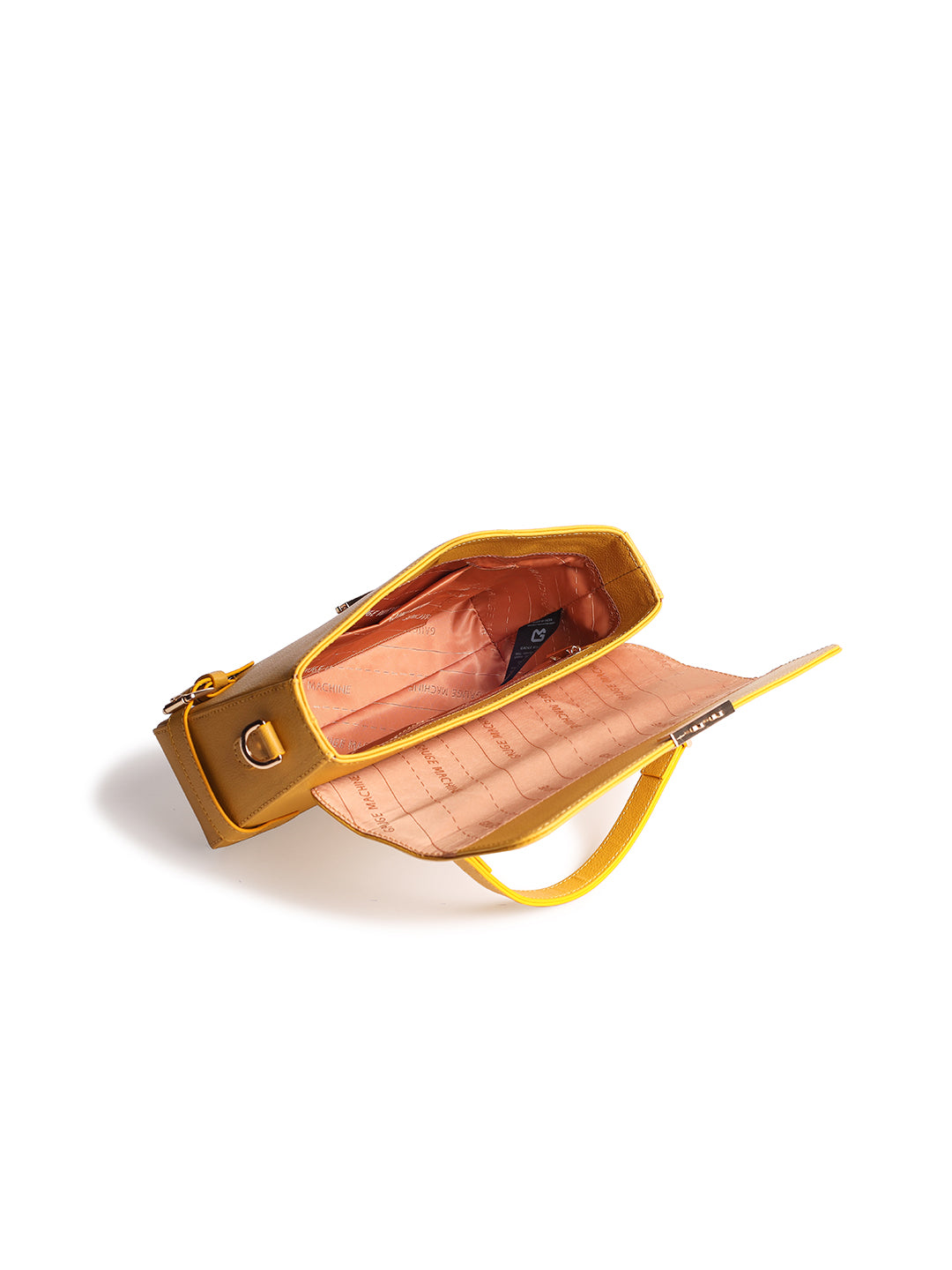 Yellow Vaulted Vogue Sling Bag