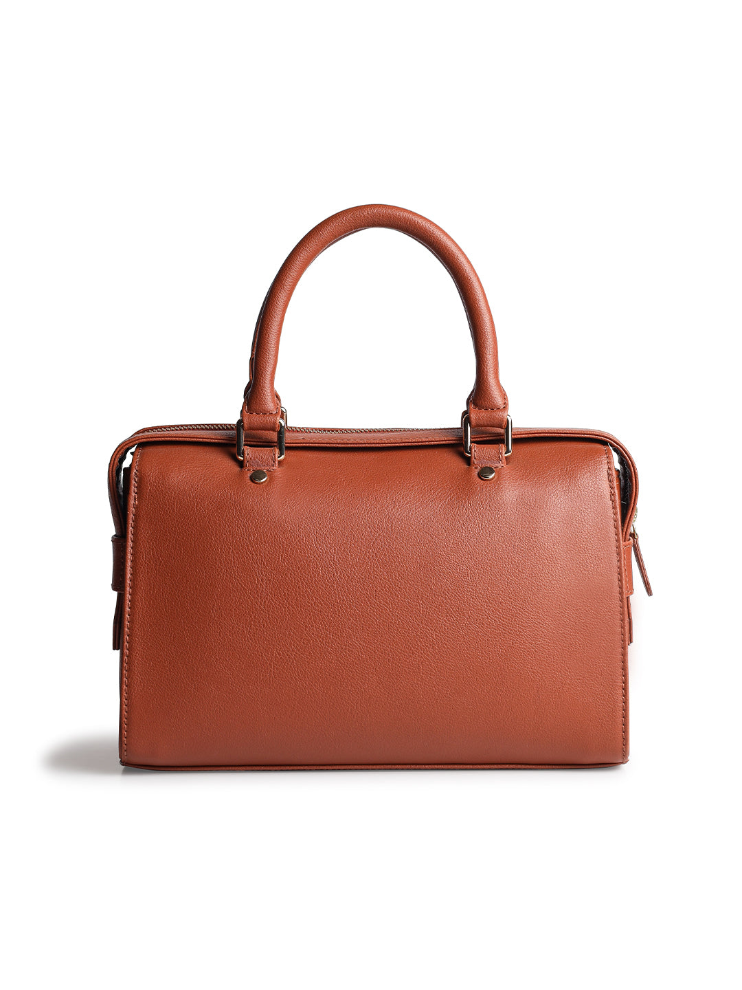Urban Elegance Tan Bowling Handbag