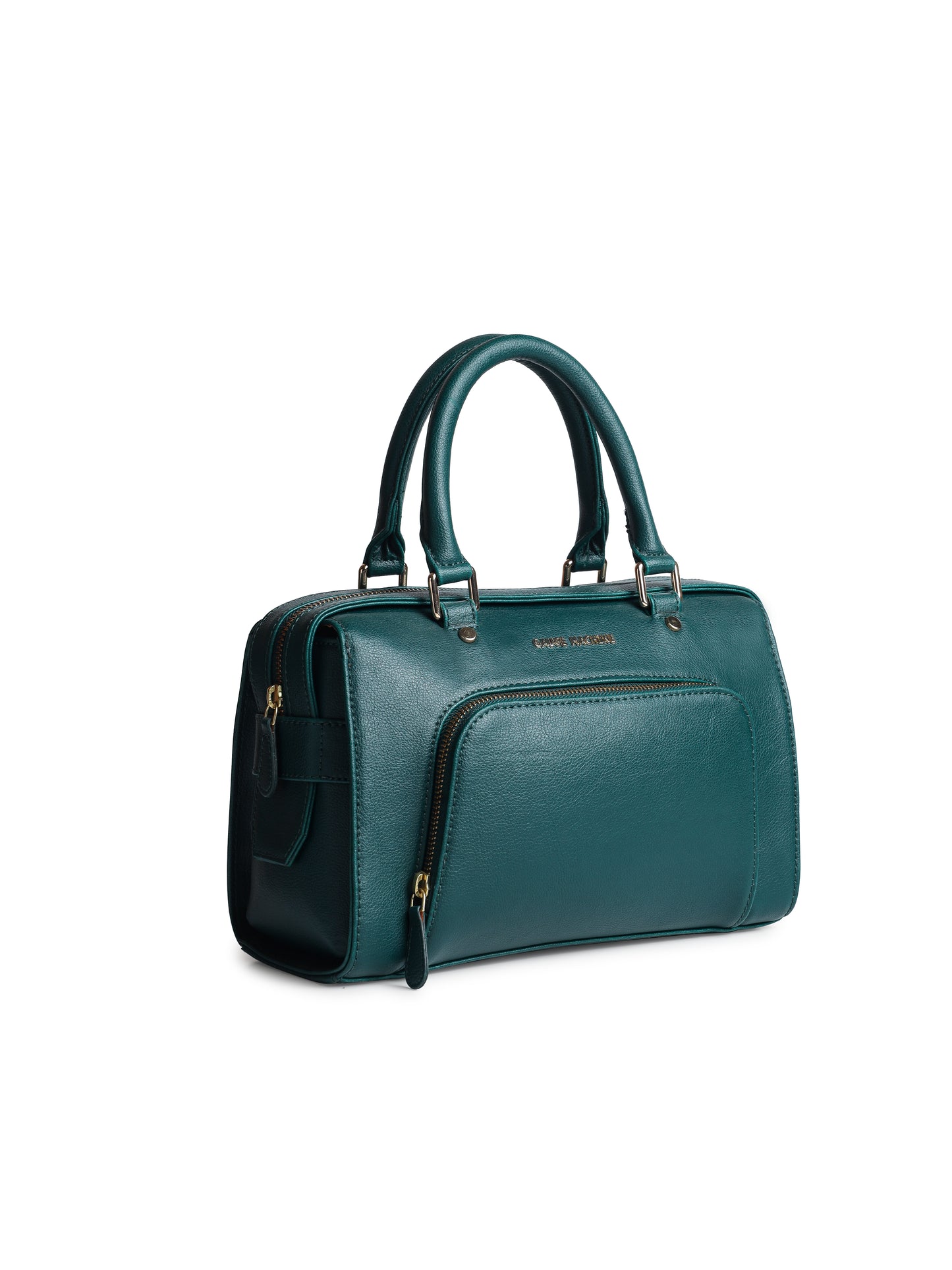Urban Elegance Green Bowling Handbag