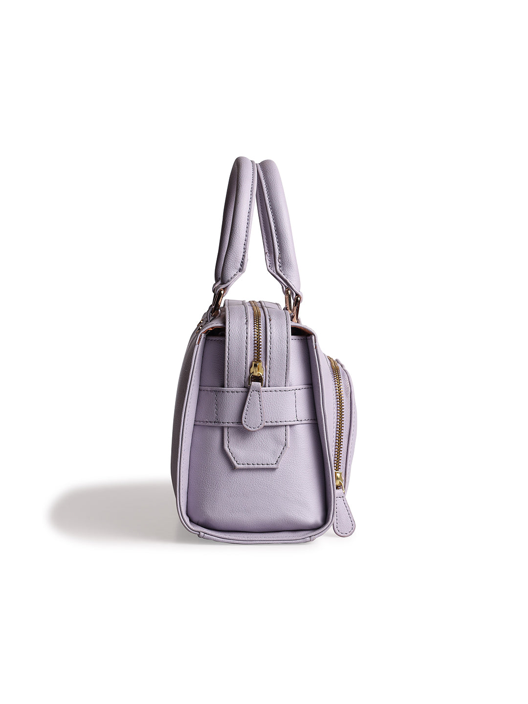 Urban Elegance Lavender Bowling Handbag