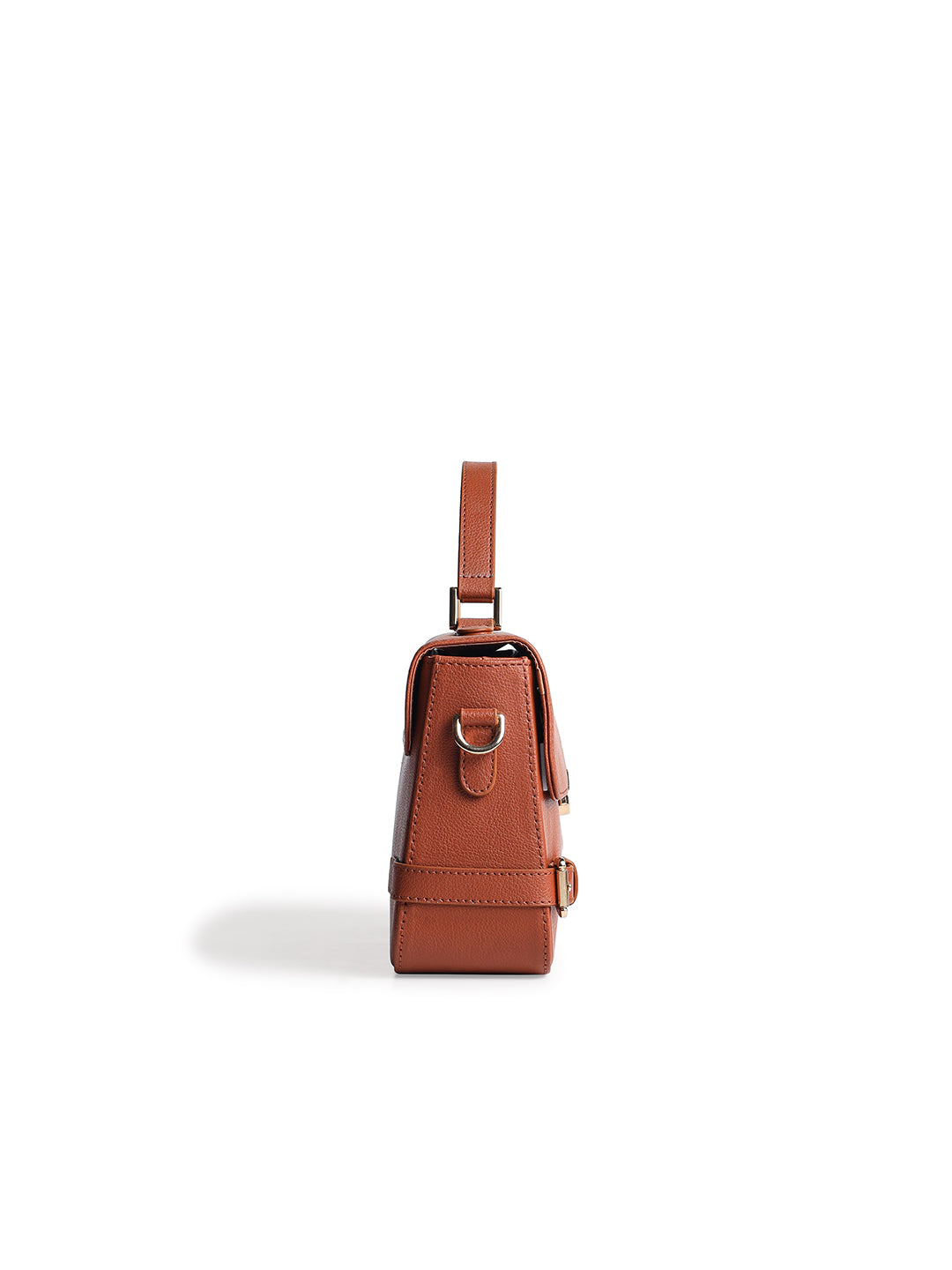 Tan Vaulted Vogue Sling Bag