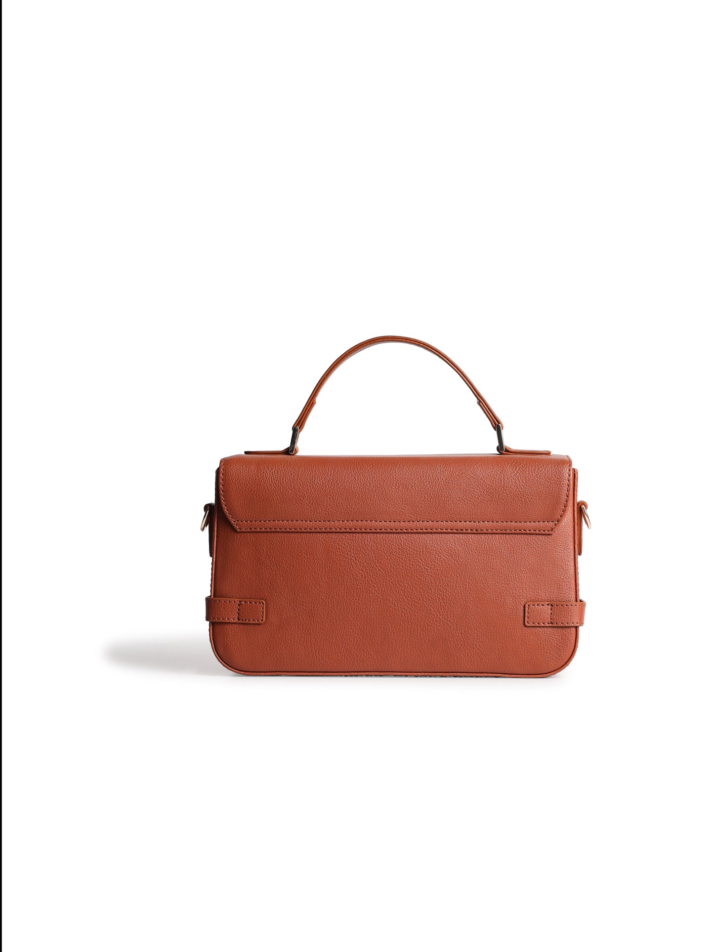 Tan Vaulted Vogue Sling Bag