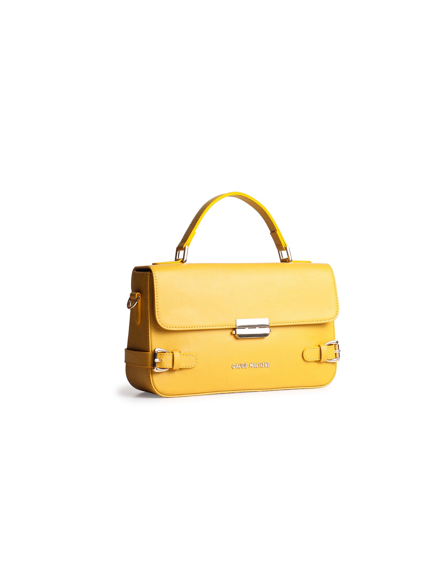 Yellow Vaulted Vogue Sling Bag