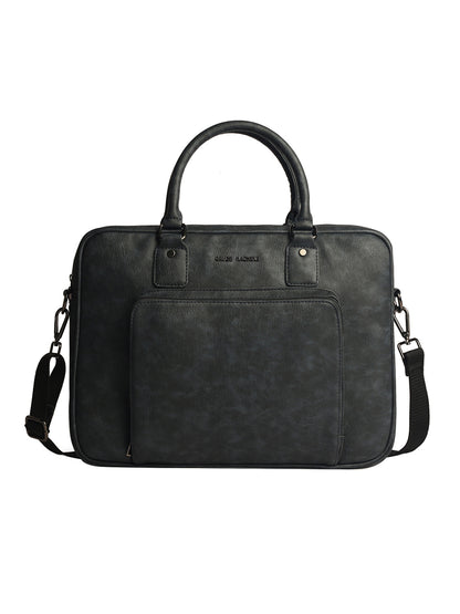 Gauge Machine 16" Grey Laptop Messenger Bag with Detachable Strap