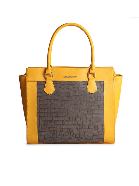 Yellow Adore Tote Bag