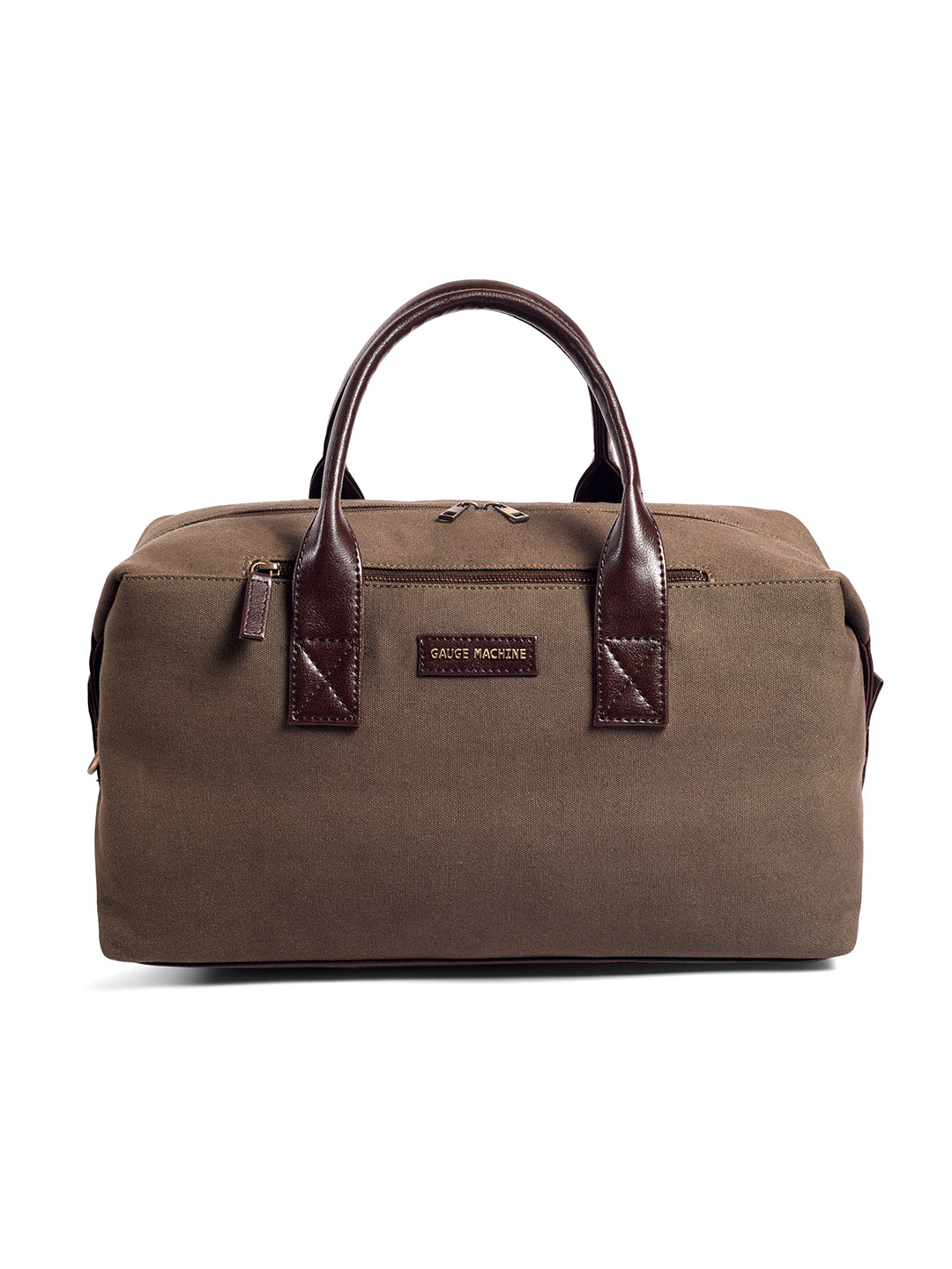 Gauge Machine Olive Saddle Duffle Bag