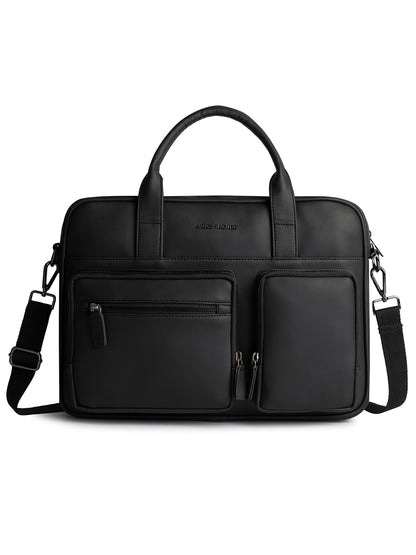 Gauge Machine 16" Black Laptop Bag with Detachable Strap