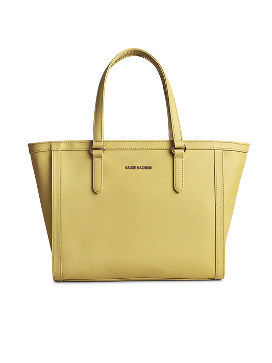 Gauge Machine Nude Saffiano Symphony Tote Bag