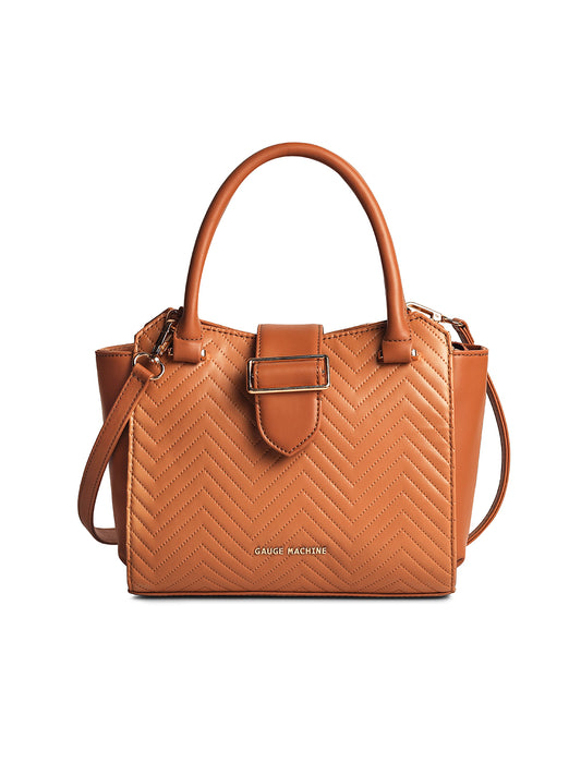 Gauge Machine Beige Lumin Luxe Sling Bag