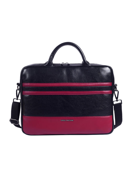 Black Appointee 16" Laptop Bag with Detachable Strap
