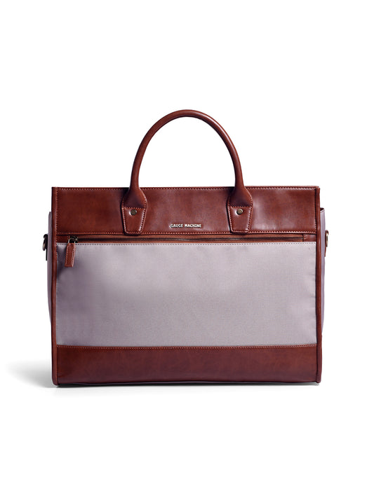 Gauge Machine Beige Carry-Duffle Bag