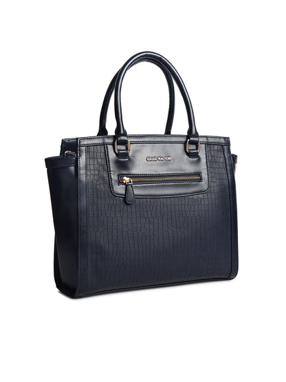 Navy Celestial Charm Hand Bag