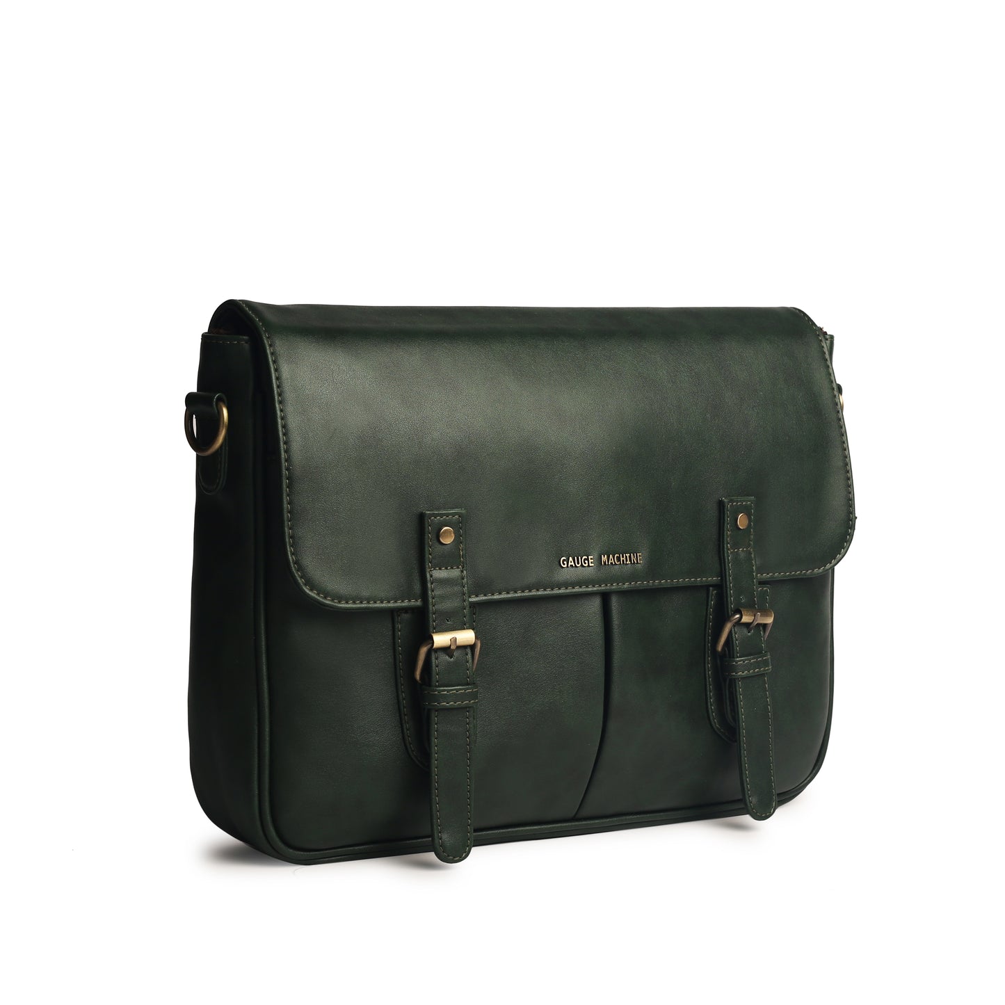 Gauge Machine 16" Olive Laptop Bag with Detachable Strap