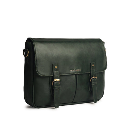 Gauge Machine 16" Olive Laptop Bag with Detachable Strap