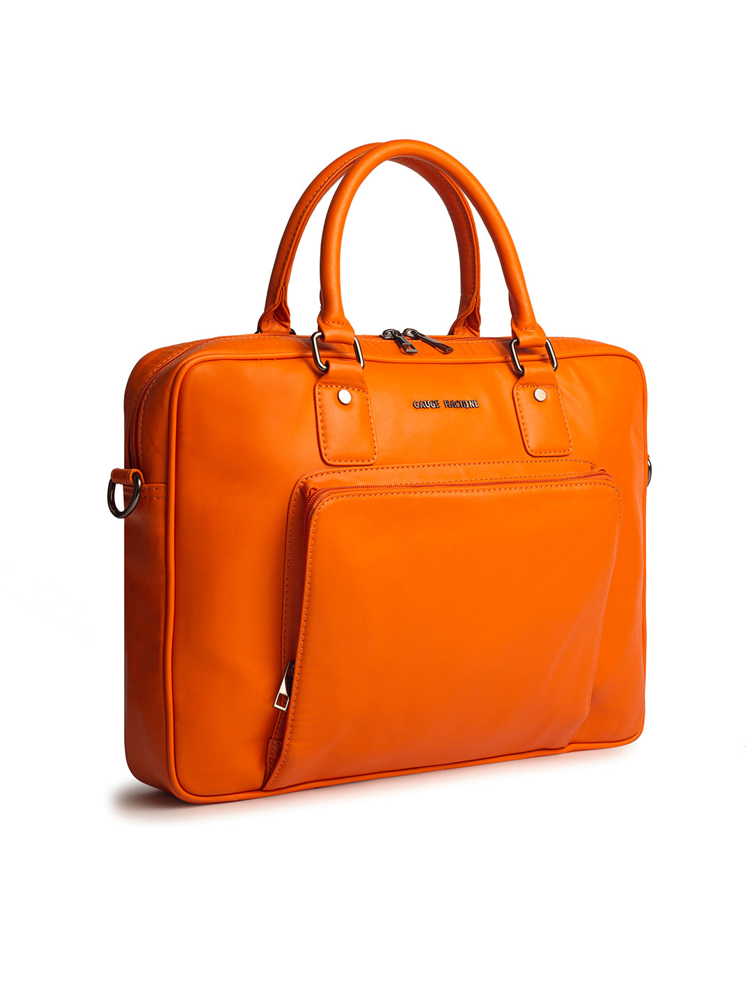 Gauge Machine 16" Orange Laptop Messenger Bag with Detachable Strap