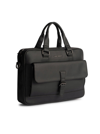 Gauge Machine 16" Black Laptop Bag with Detachable Strap