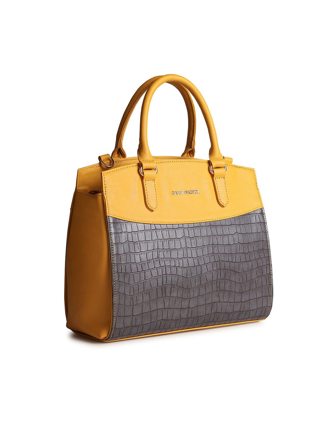 Grandeur yellow Handbag