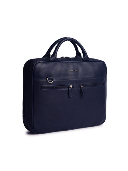 Gauge Machine 16" Blue Laptop Bag with Detachable Strap