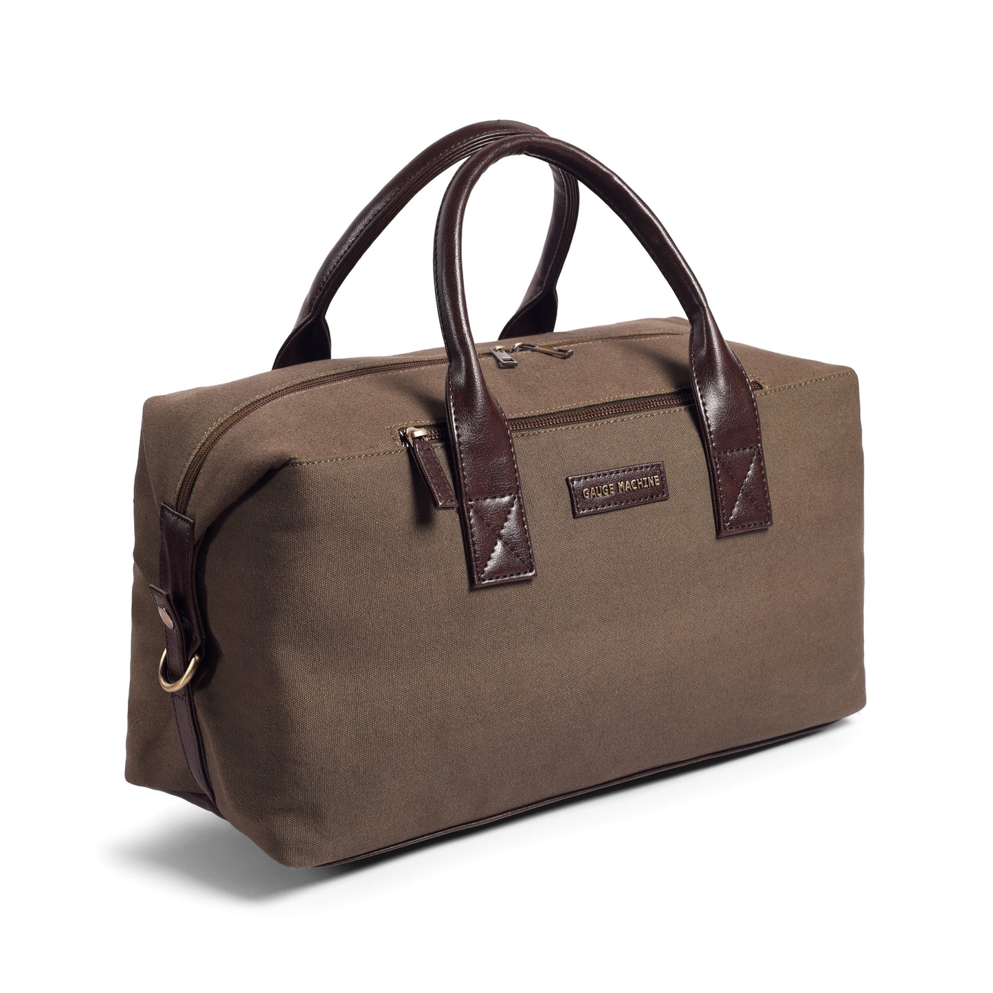Gauge Machine Olive Saddle Duffle Bag