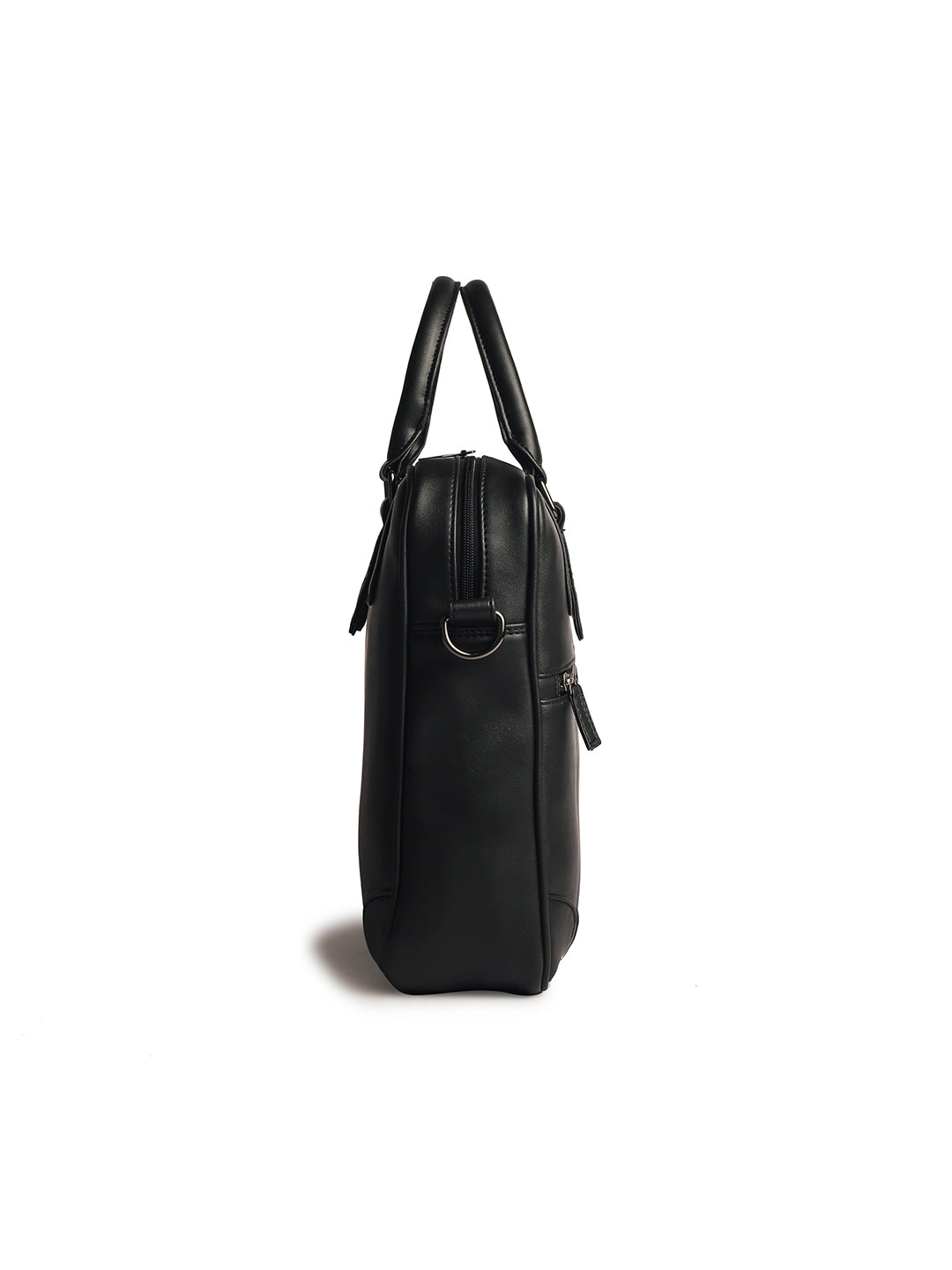 Gauge Machine 16" Black Messenger Laptop Bag with Detachable Strap