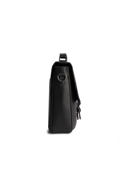 Gauge Machine 16" Black Laptop messenger Bag with Detachable Strap