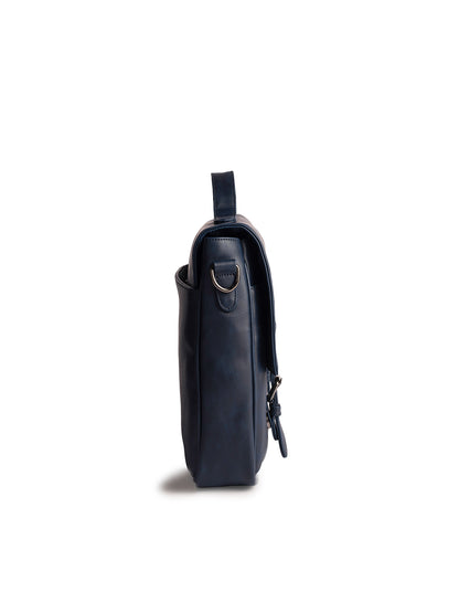 Gauge Machine 16" Navy Laptop messenger Bag with Detachable Strap