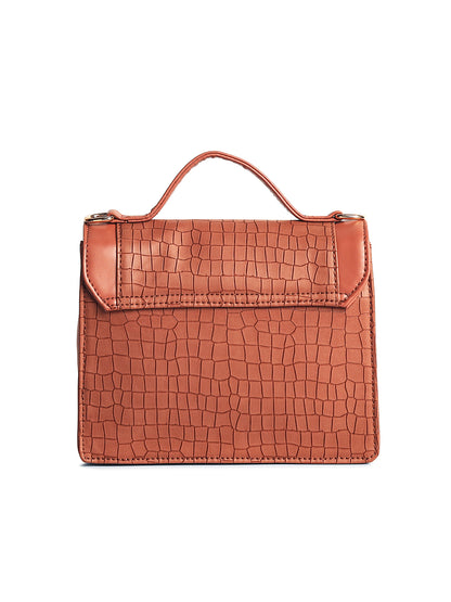 Gauge Machine Tan Luxurious Delight sling bag