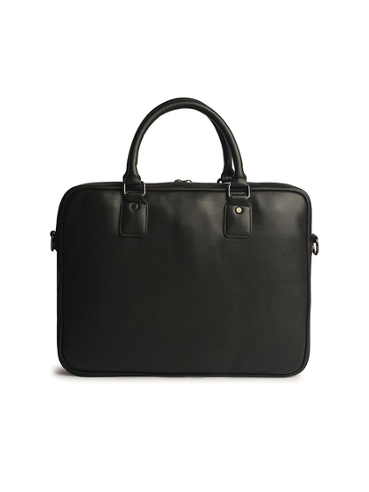 Gauge Machine 16" Black Laptop Messenger Bag with Detachable Strap