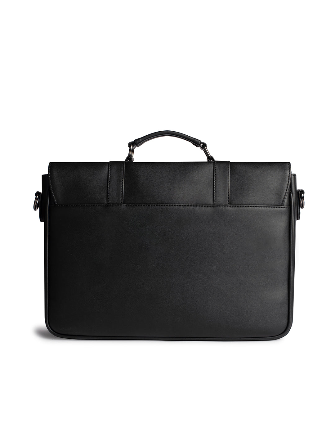 Gauge Machine 16" Black Laptop messenger Bag with Detachable Strap