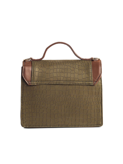 Gauge Machine Green Luxurious Delight sling bag