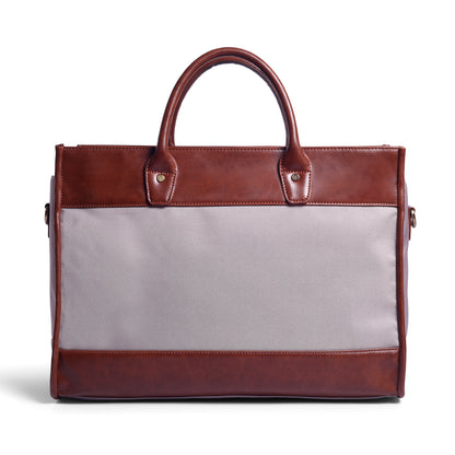 Gauge Machine Beige Carry-Duffle Bag
