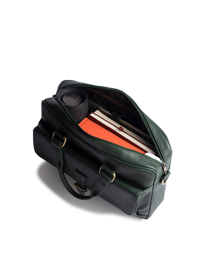 Gauge Machine 16" Olive Green Laptop Bag with Detachable Strap