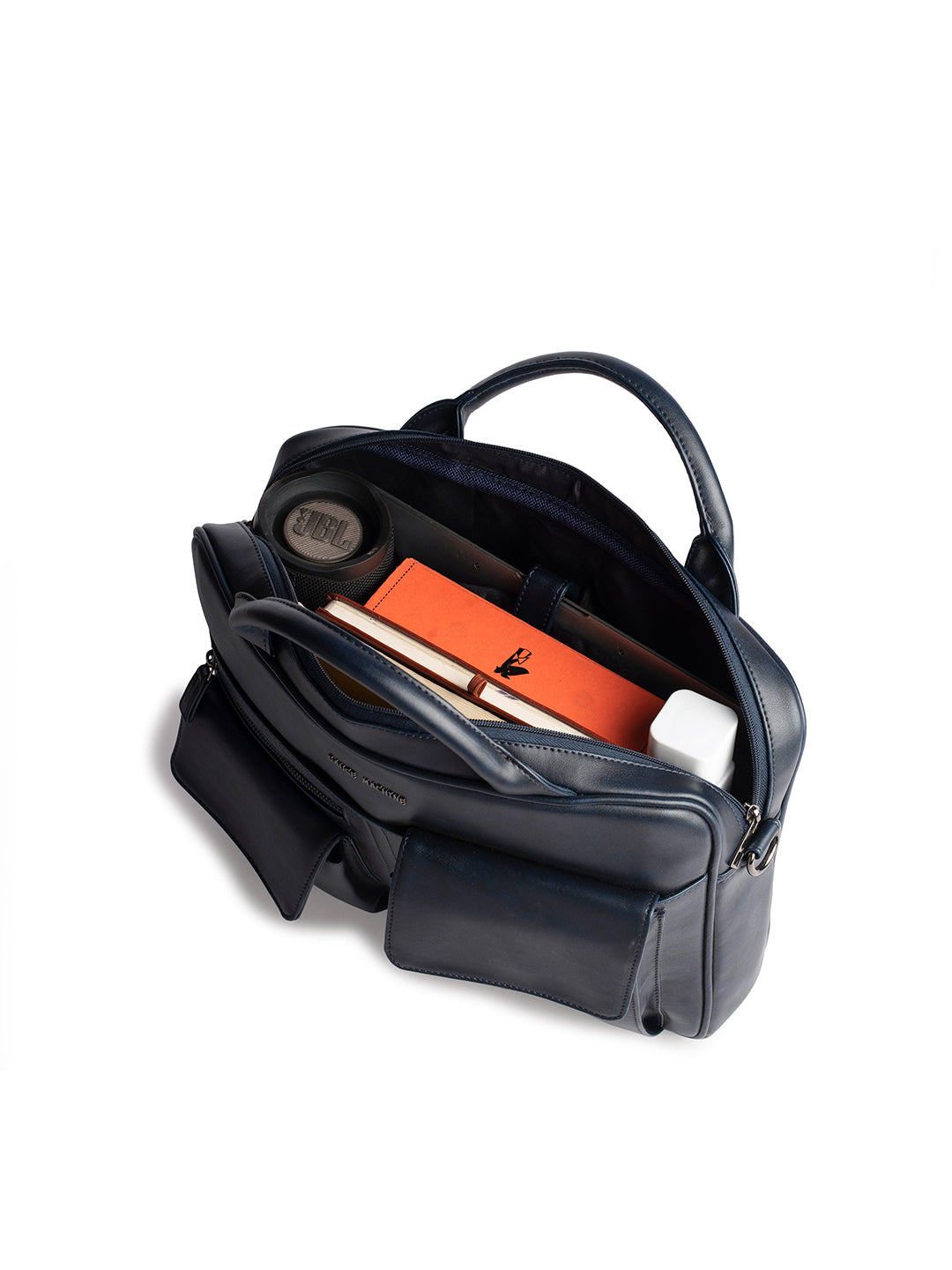 Gauge Machine 16" Navy Laptop Bag with Detachable Strap