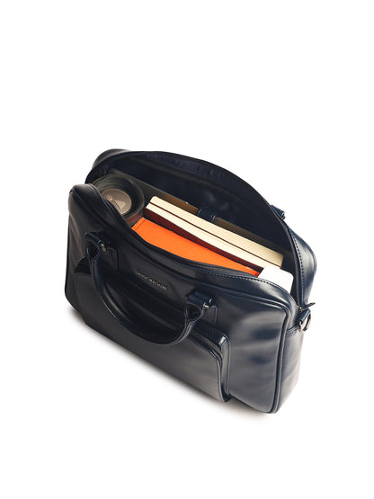 Gauge Machine 16" Blue Laptop Messenger Bag with Detachable Strap