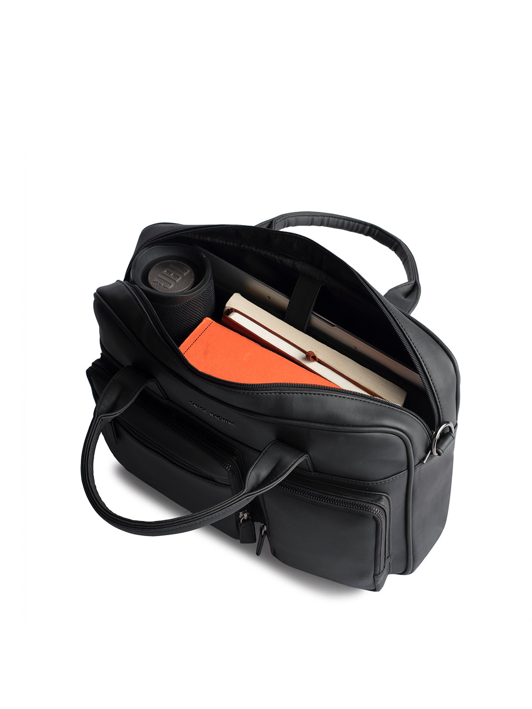 Gauge Machine 16" Black Laptop Bag with Detachable Strap