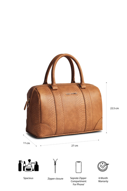 Gauge Machine Beige Lounge Bowling Handbag Bag
