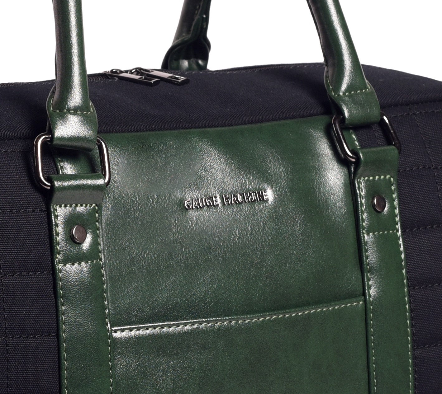 Gauge Machine Black Haversack Duffle Bag