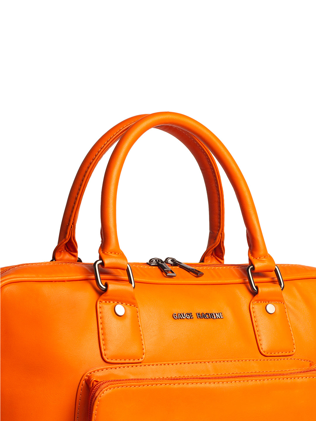 Gauge Machine 16" Orange Laptop Messenger Bag with Detachable Strap