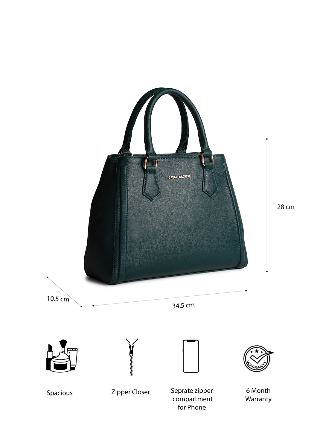 Enigma Green Handbag