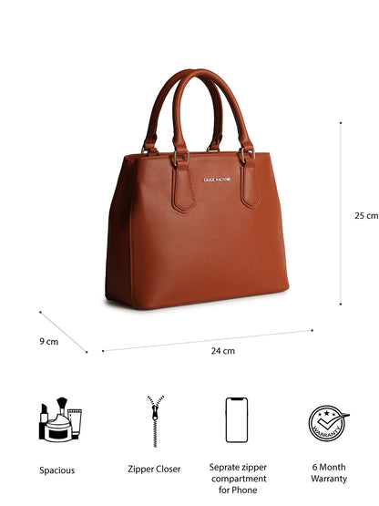 Mystique melange Tan Handbag