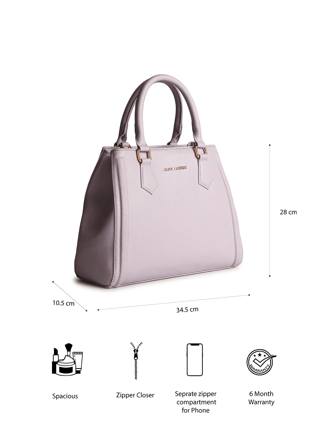 Enigma Lavender Handbag