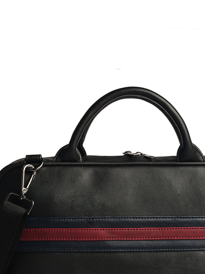 Gauge Machine 16" Black Apointee Laptop Bag with Detachable Strap